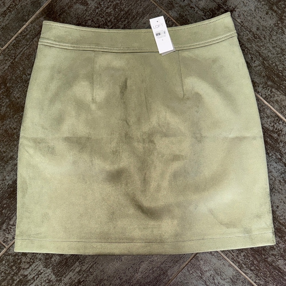 Loft Olive Green Women's Skirt - Picture 7 of 10